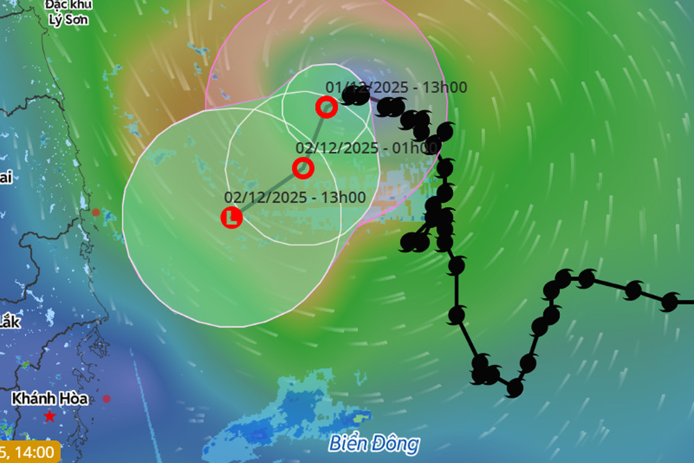 Bão số 15 Koto đã suy yếu thành áp thấp nhiệt đới-2379-1