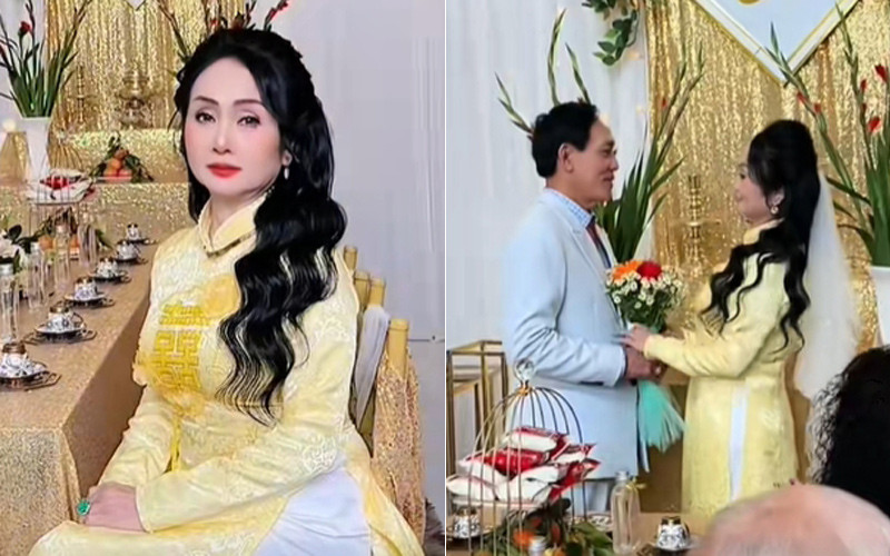 Nhan sắc nổi bật của cô dâu 61 tuổi lấy chồng Việt kiều,-2703-1