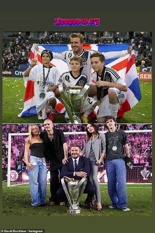 Vợ chồng Beckham và con trai cả hủy theo dõi nhau trên Instagram.-2448-1