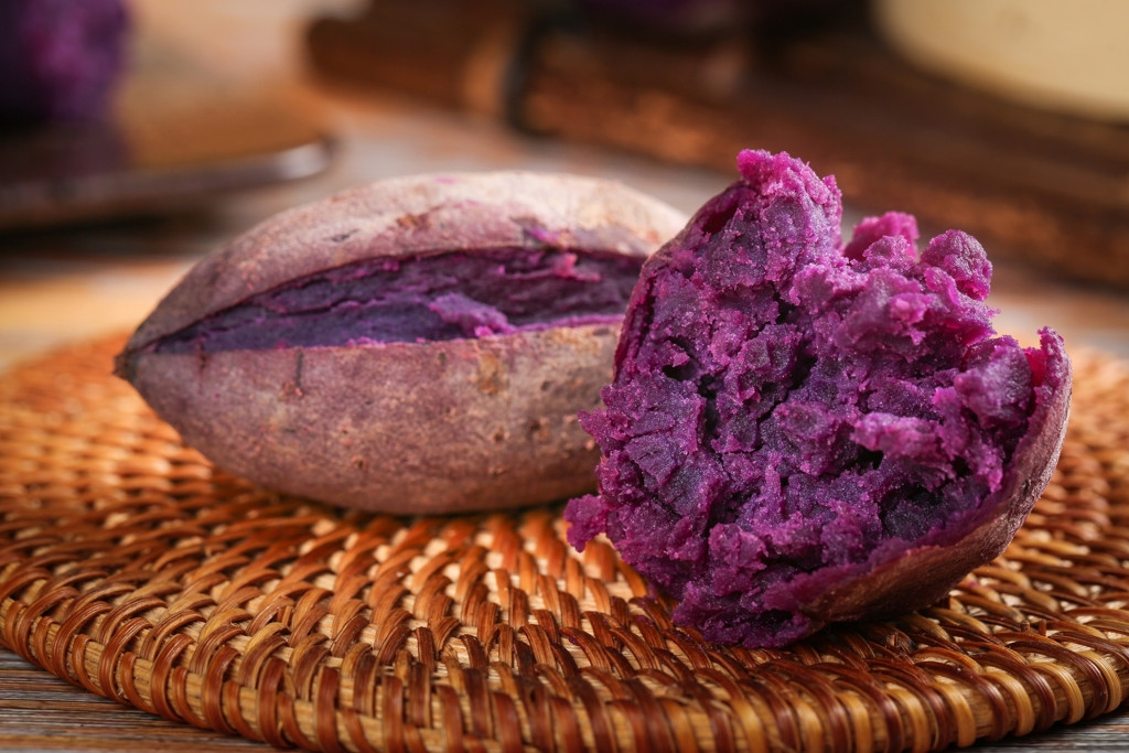 Khoai lang tím được đánh giá cao về tác dụng với gan.-3012-1