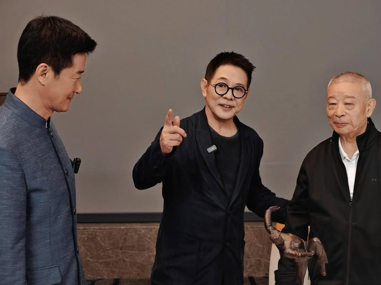 Lý Liên Kiệt tái xuất với hình ảnh khỏe mạnh.-2237-1