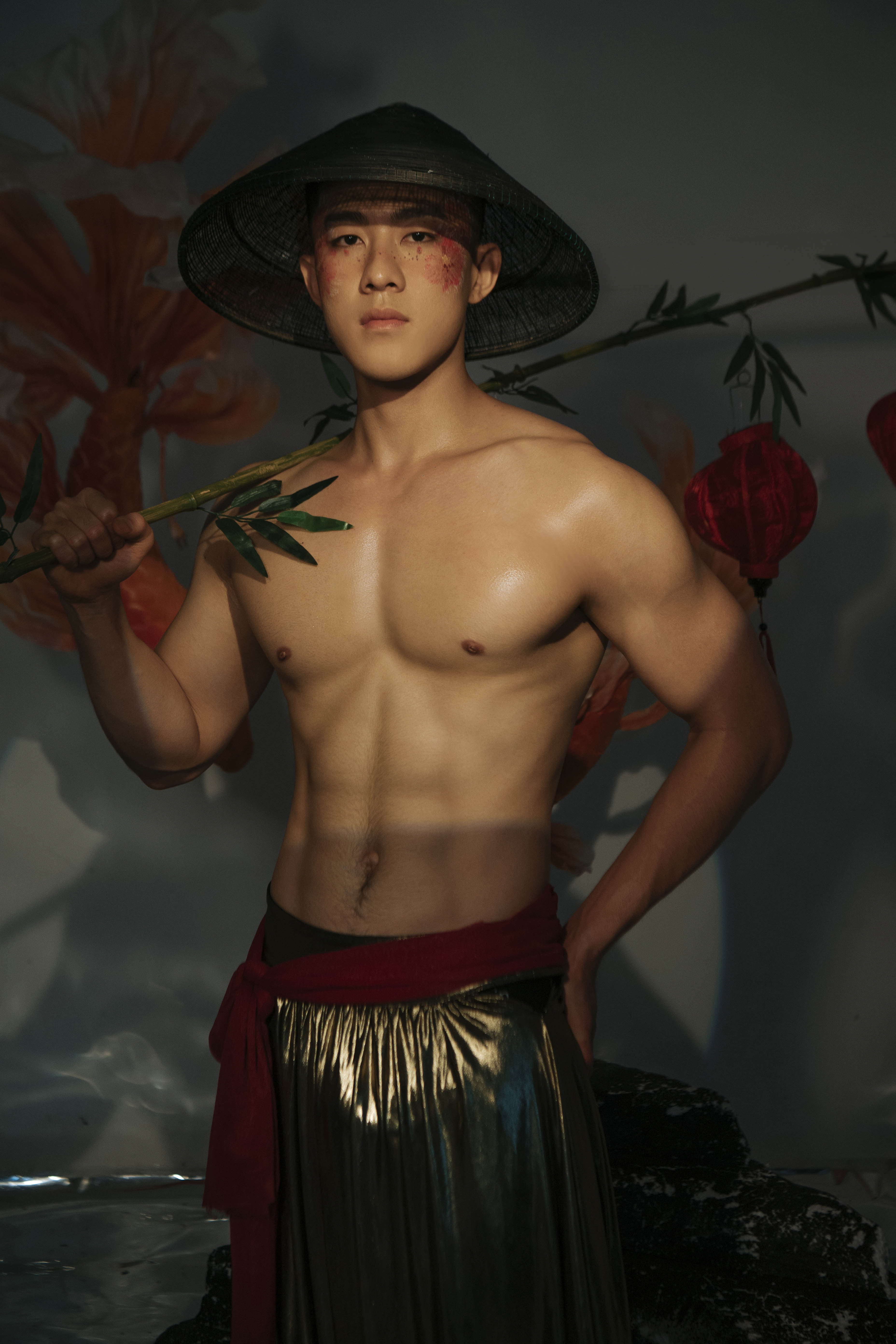 Nam vương Đoàn Công Vinh gây ấn tượng mạnh rong bộ ảnh Trung Thu múa Lân-479-1
