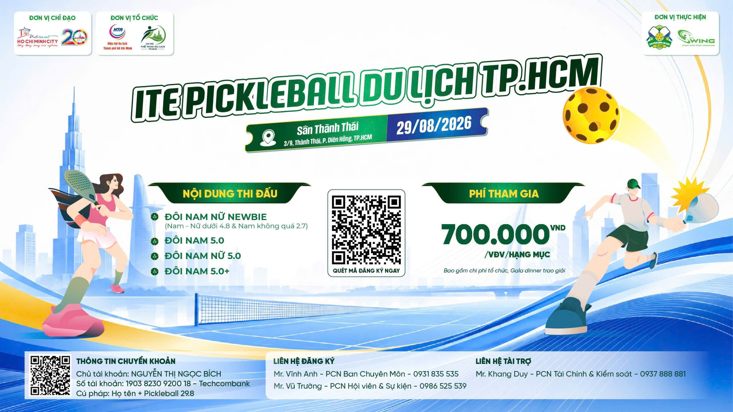 Giải đấu Ite Pickleball Du Lịch Tp.HCM chuẩn bị thi đấu cuối thàng 8/2026-4831-1