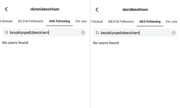 Vợ chồng Beckham và con trai cả hủy theo dõi nhau trên Instagram.-2448-1