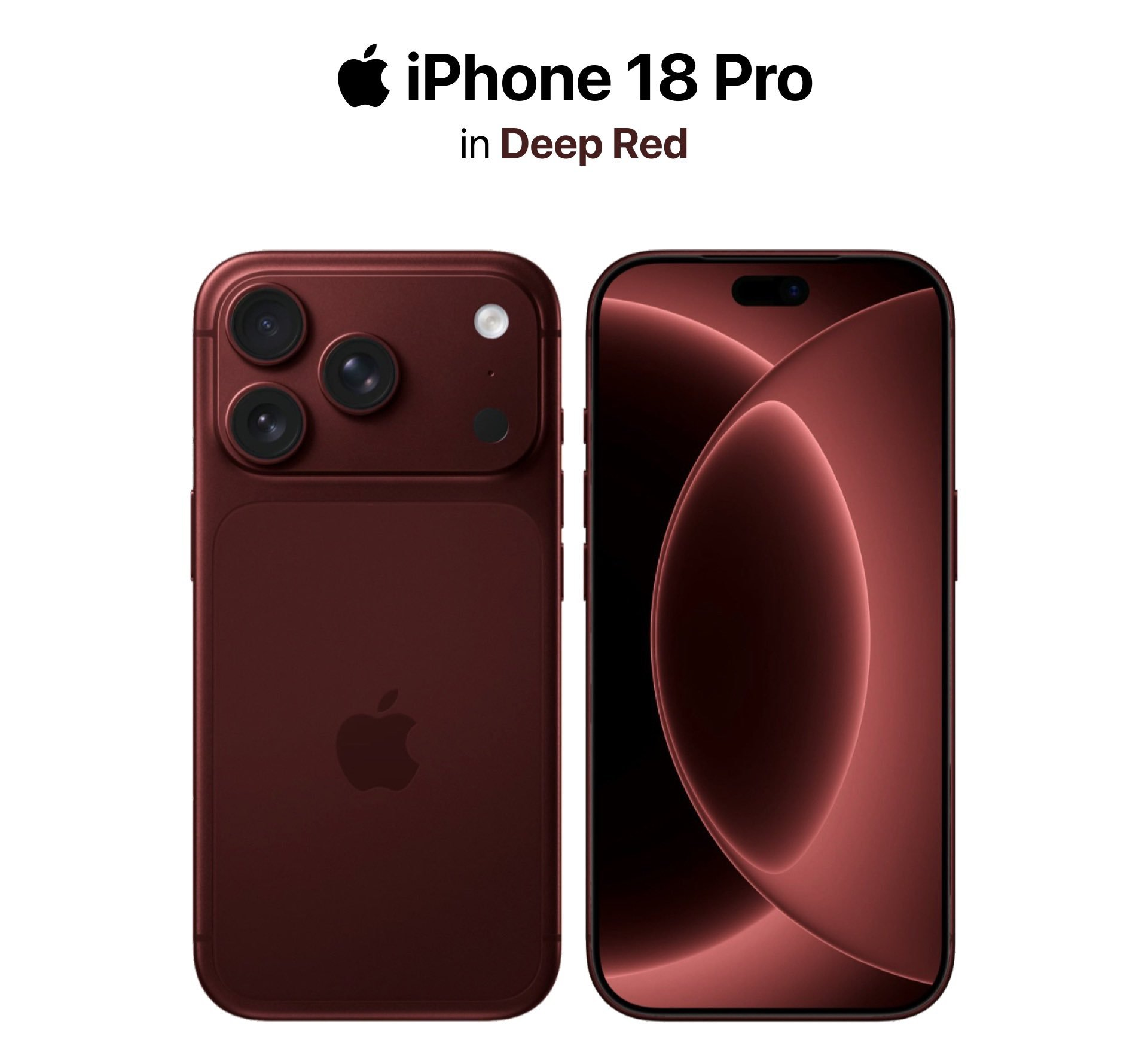Công nghệ của iPhone 18 Pro màu đỏ
