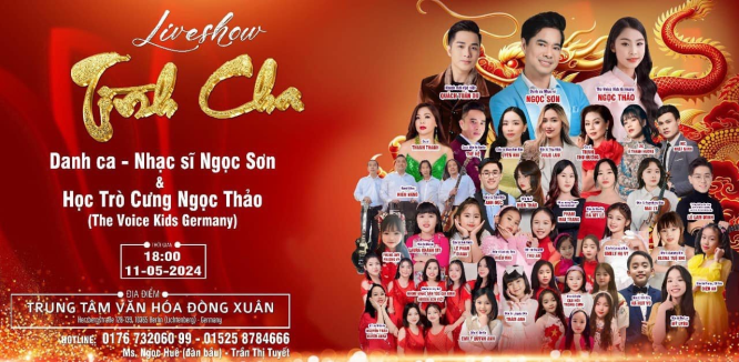 Danh ca Ngọc Sơn - làm liveshow ở Châu Âu