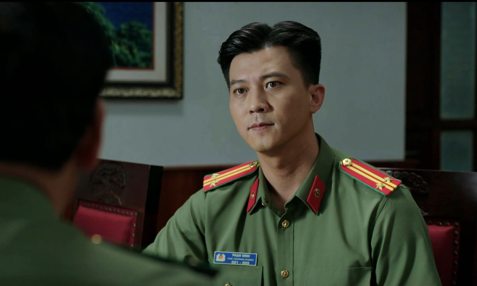 Diễn viên Hà Việt Dũng trong vai trưởng phòng an ninh nội địa