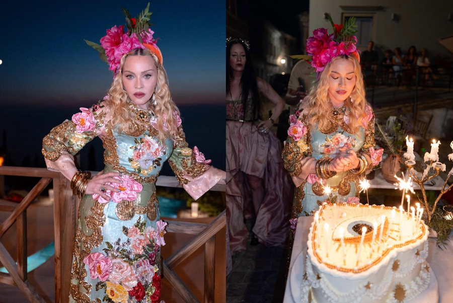 Madonna làm sinh nhật bên bạn trai và 5 người con