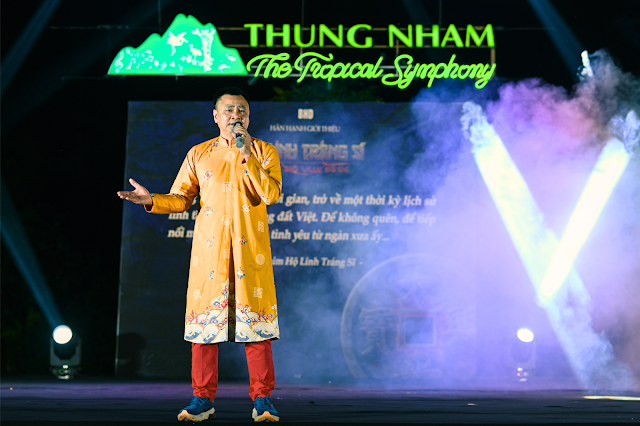 NSND Tự Long hát ca khúc Phim Hộ Linh Tráng Sĩ - Bí Ẩn Mộ Vua Đinh tại Thung Nham