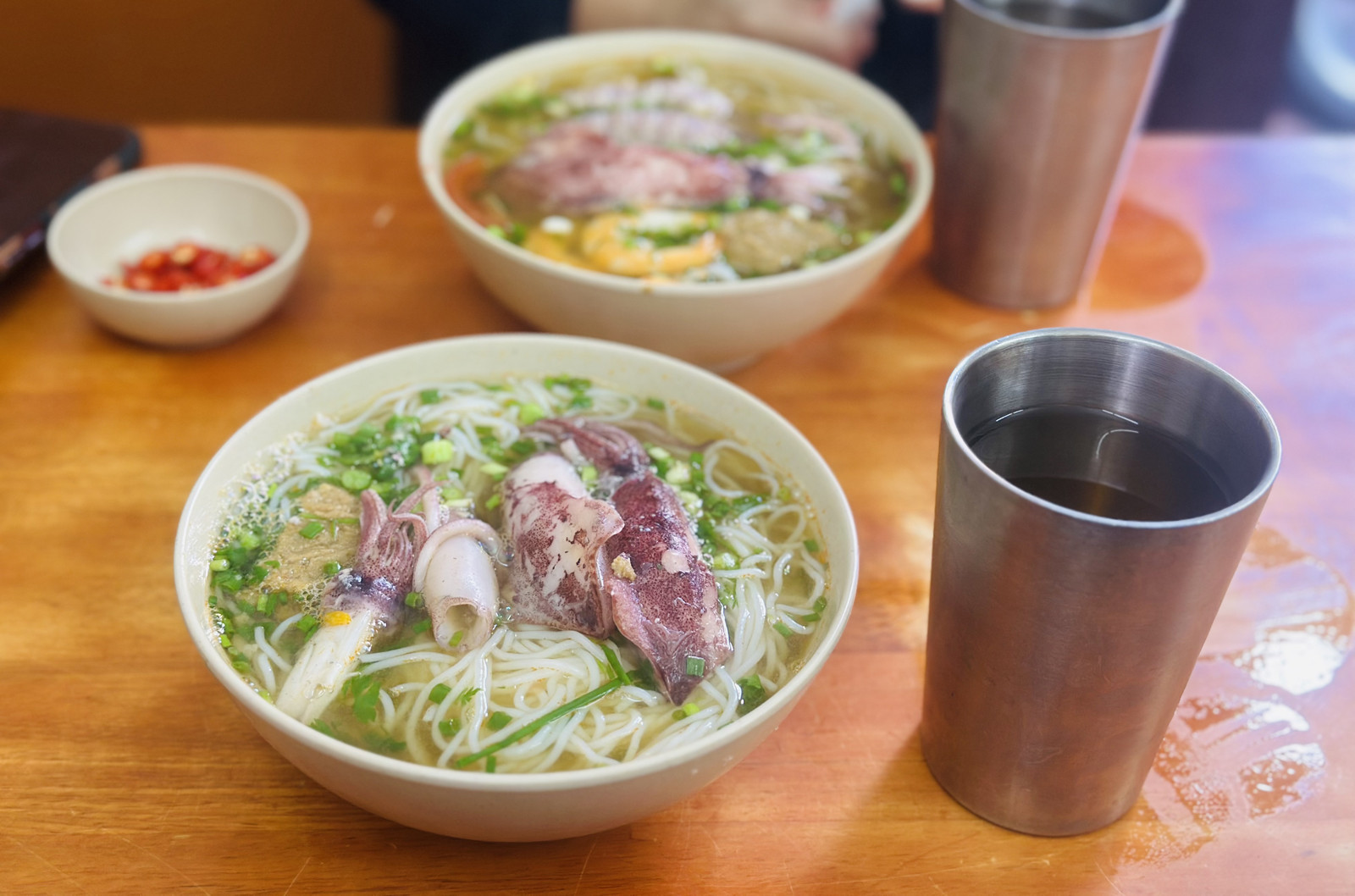 Nước dùng của nhiều món bún, miến chứa lượng lớn natri.