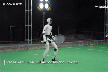 Robot hình người chơi tennis