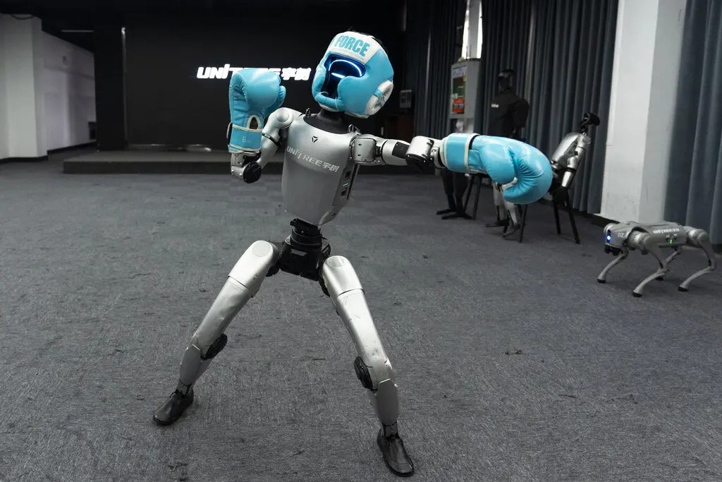 Robot hình người của Trung Quốc vẫn dựa vào phần mềm mô phỏng của Nvidia.