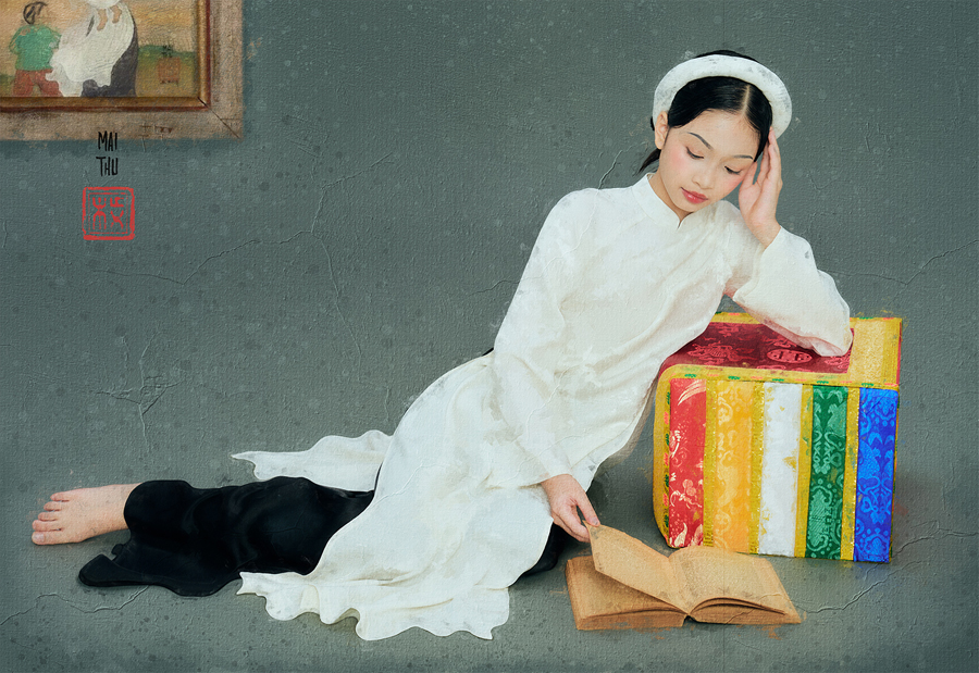 Ruby Tâm Nhi như nàng thơ gợi mở một không gian lắng đọng