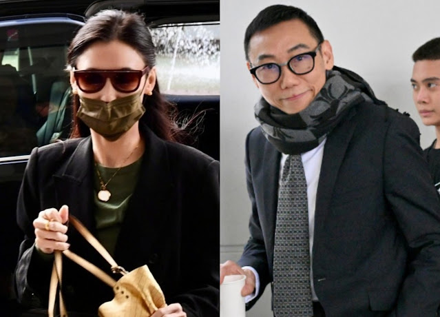 Trương Bá Chi và Dư Dục Hưng cùng xuất hiện tại tòa án