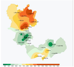 Dự báo lượng mưa tại TPHCM cuối tháng 10