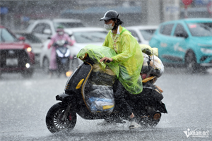 Hà Nội có thể mưa giông từ đêm nay và sáng mai 17/4