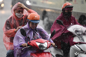 Mền Bắc có nơi mưa lớn dịp lễ