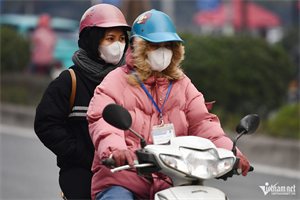 Miền Bắc cao điểm giá rét do ảnh hưởng của không khí lạnh