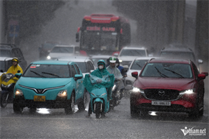 Miền Bắc liên tiếp mưa giông
