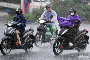 Miền Bắc sắp đón đợt mưa giông do ảnh hưởng không khí lạnh yếu