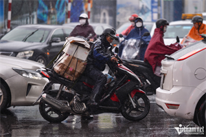 Miền Bắc tiếp tục mưa giông ở nhiều nơi.