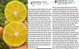 Những chia sẻ về uống nước cốt chanh