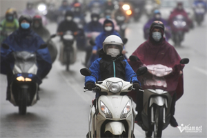 Thời tiết miền Bắc có mưa nhỏ buổi sáng, trưa giảm và có thể hửng nắng
