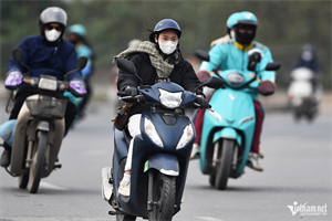 Thời tiết miền Bắc đón không khí lạnh khiến mưa rải rác, nhiệt độ giảm 2-3