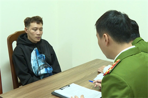 Đối tượng Lô Văn Khánh bị bắt