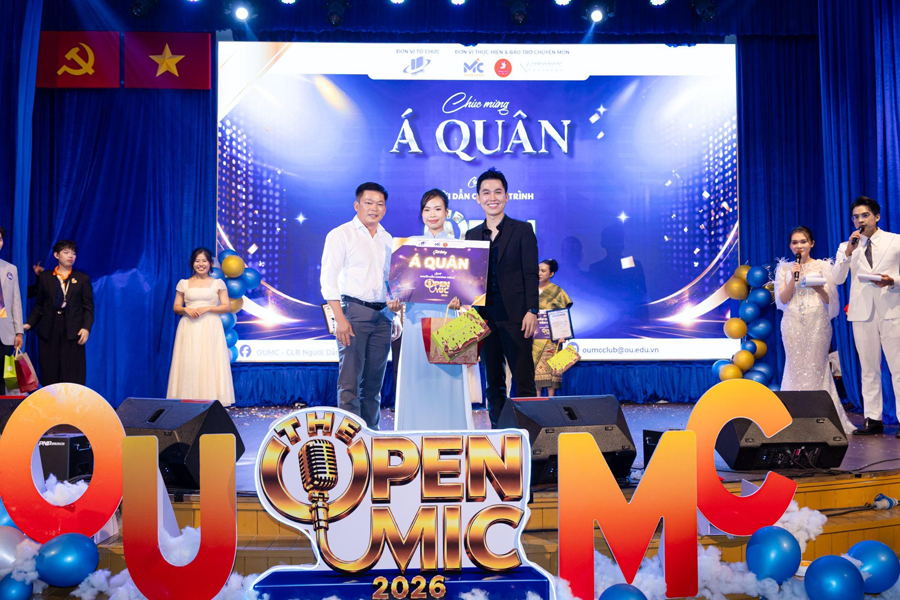 Khép lại hành trình tìm kiếm Người dẫn chương trình THE OPEN MIC 2026-2