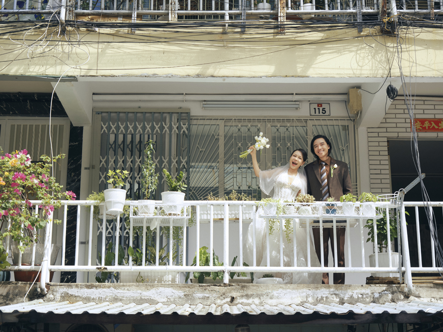 Vợ chồng Việt Hương - Hoài Phương khoe ảnh cưới 20 năm giản dị - đáng yêu-2