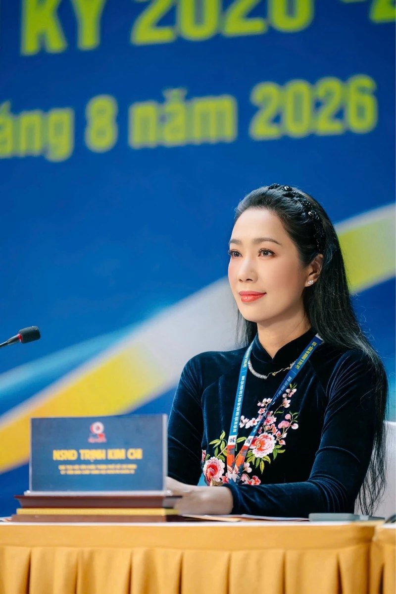 NSND Trịnh Kim Chi được bầu làm Phó Chủ tịch Hội Nghệ sĩ Sân khấu Việt Nam