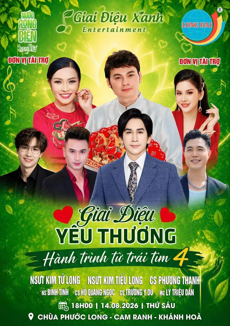Poster chương trình “Hành trình từ trái tim”