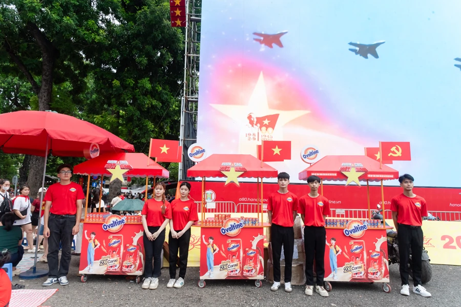 Cụm điểm tiếp sức cùng Ovaltine lan tỏa cùng A80