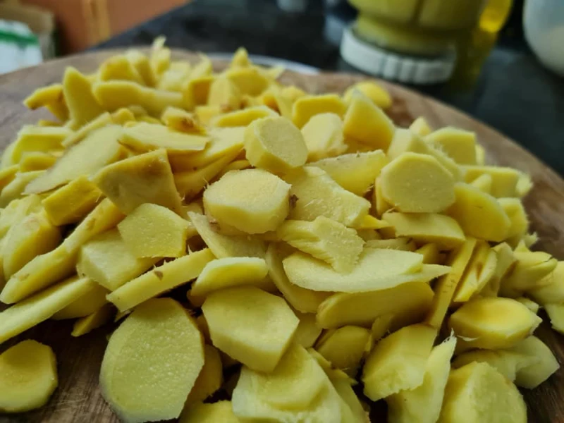 Gừng là gia vị tốt cho hệ tiêu hoá.