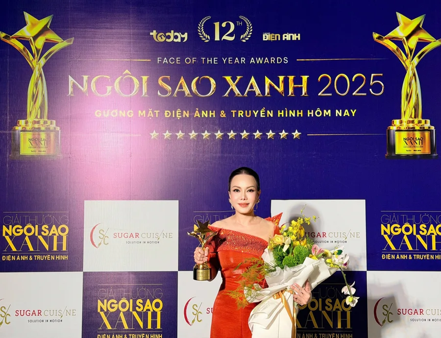 Nghệ sĩ Việt Hương được vinh danh ở hạng mục diễn viên chính xuất sắc nhất
