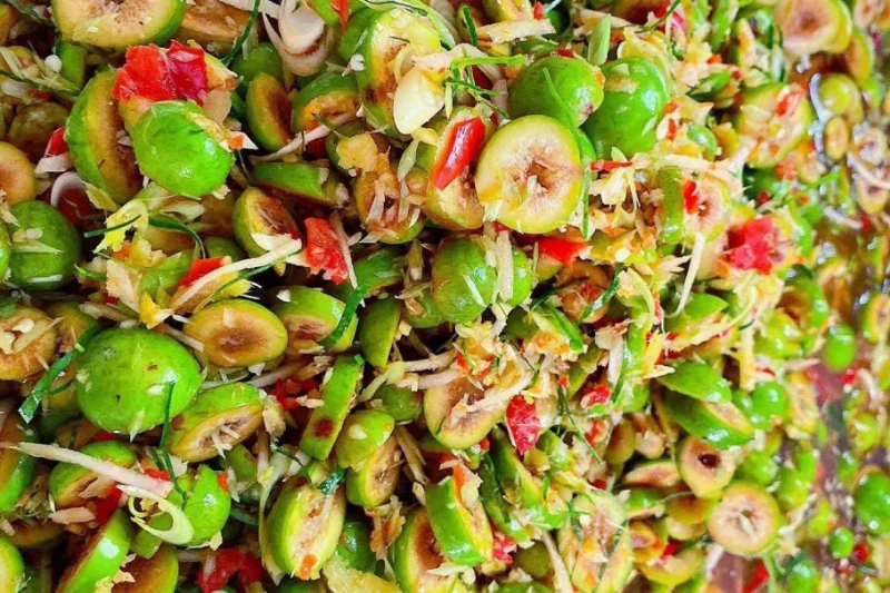 Sung muối – món ăn được nhiều người thích
