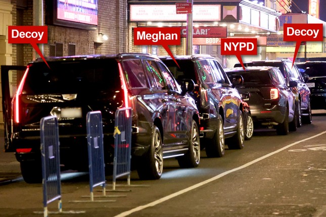 Meghan Markle thuê cả đoàn xe đi xem nhạc kịch-1768-1