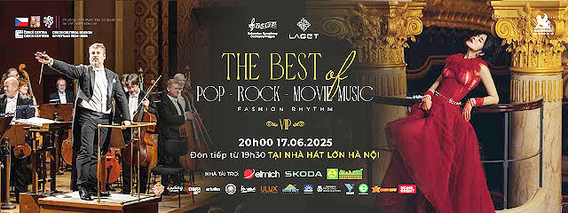 Chương trình hòa nhạc đầy cảm xúc mang tên The Best of POP – ROCK – MOVIE MUSIC-1850-1