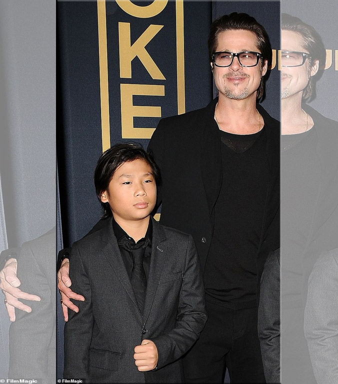 Tài tử Brad Pitt đau lòng do không thể liên lạc con trai nuôi gốc Việt-380-1