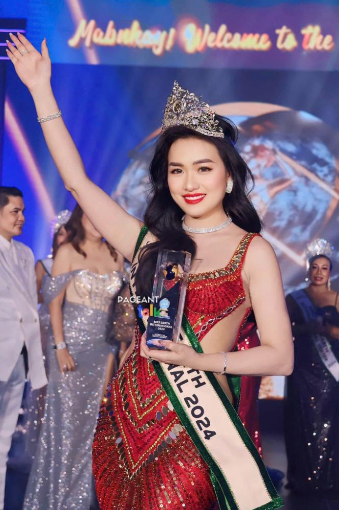 Tân Hoa hậu Mrs Earth International 2024 gọi tên Vũ Thị Hoa-588-1