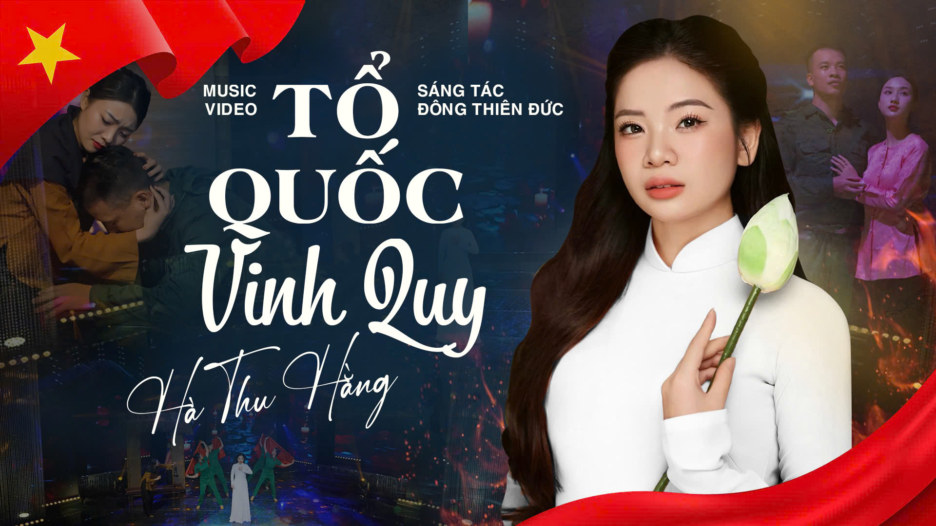Ca sĩ Hà Thu Hằng biết ơn ngày 27/7 khi ra mắt MV Tổ Quốc Vinh Quy