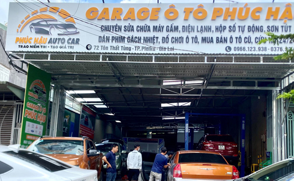 Garage Phúc Hậu: Nơi các chủ xe ô tô gửi gắm niềm tin tại Gia Lai