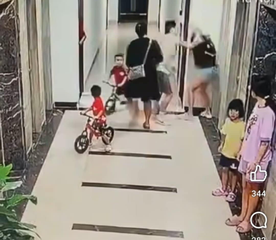 Hành hung người phụ nữ tại sảnh chung cư