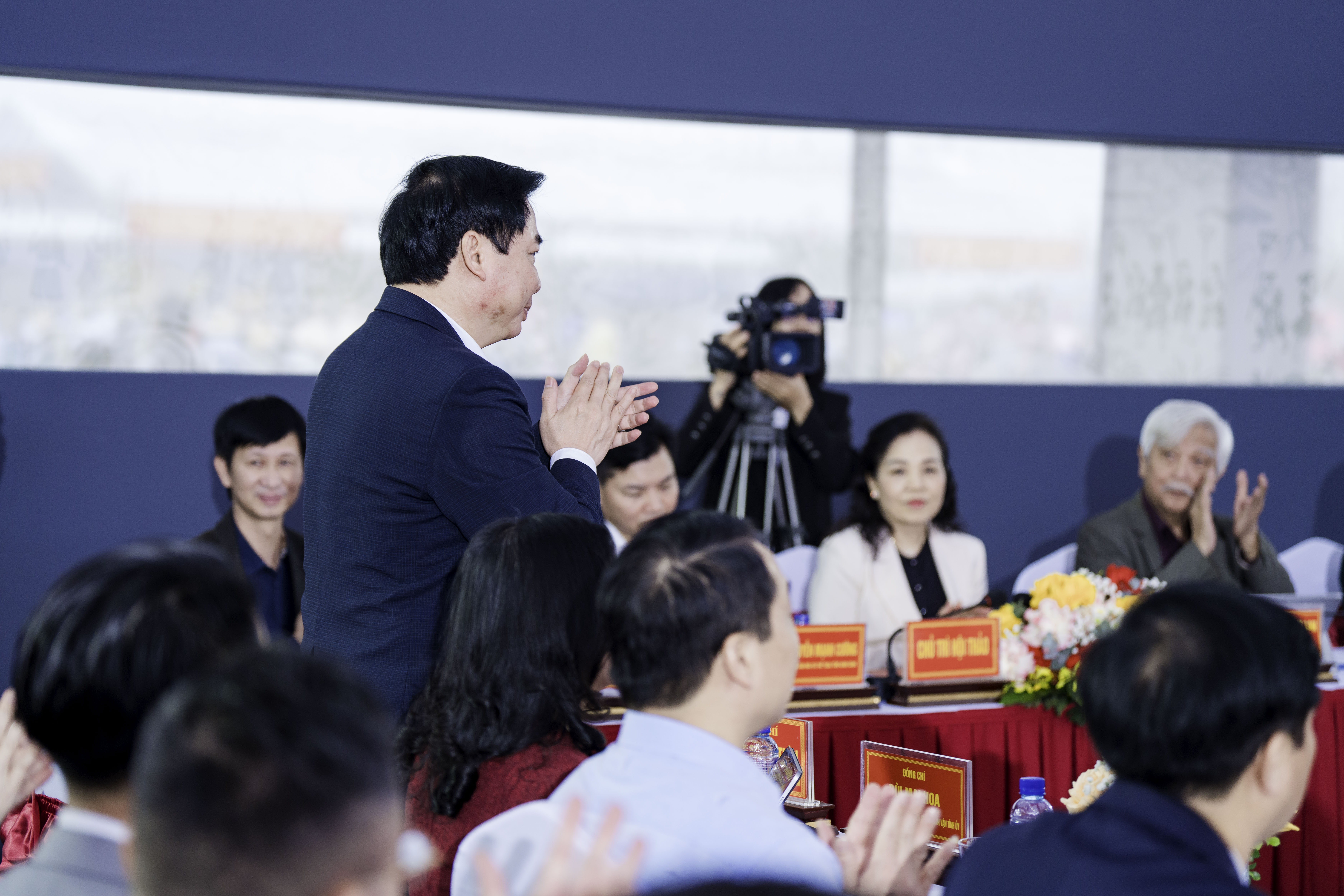 Hội thảo tại Ninh Bình trong phim Hộ Linh Tráng sĩ