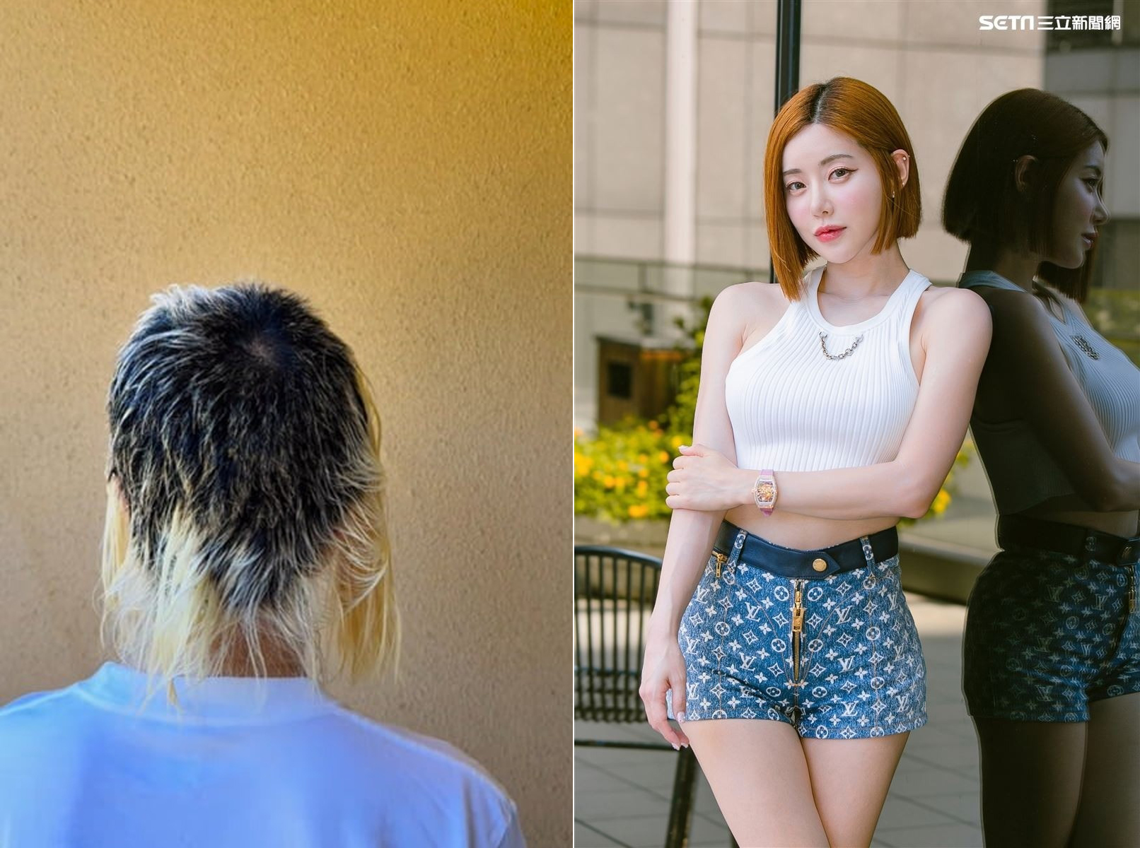 Mái tóc lởm chởm được DJ Soda cập nhật.